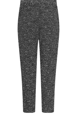 M&Co Womens Black Spot Print Harem Trousers><noscript><img width=