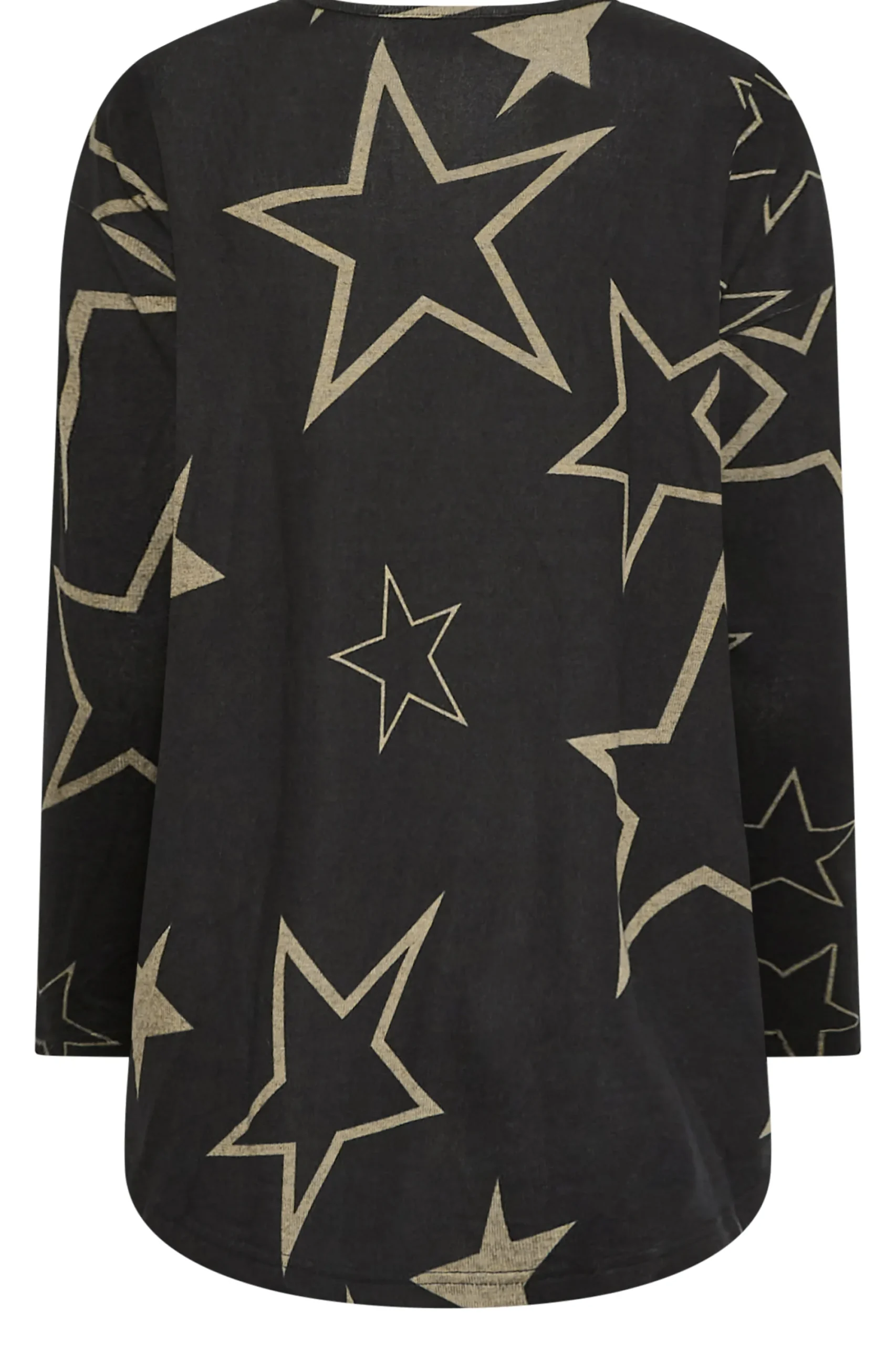 M&Co Womens Black Star Print Jumper>Women Long Sleeve Tops