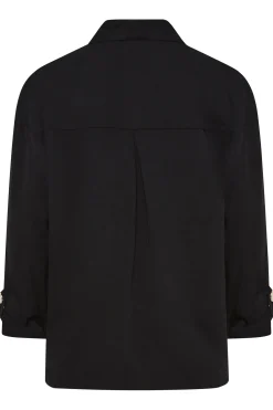 M&Co Womens Black Statement Button Shirt><noscript><img width=