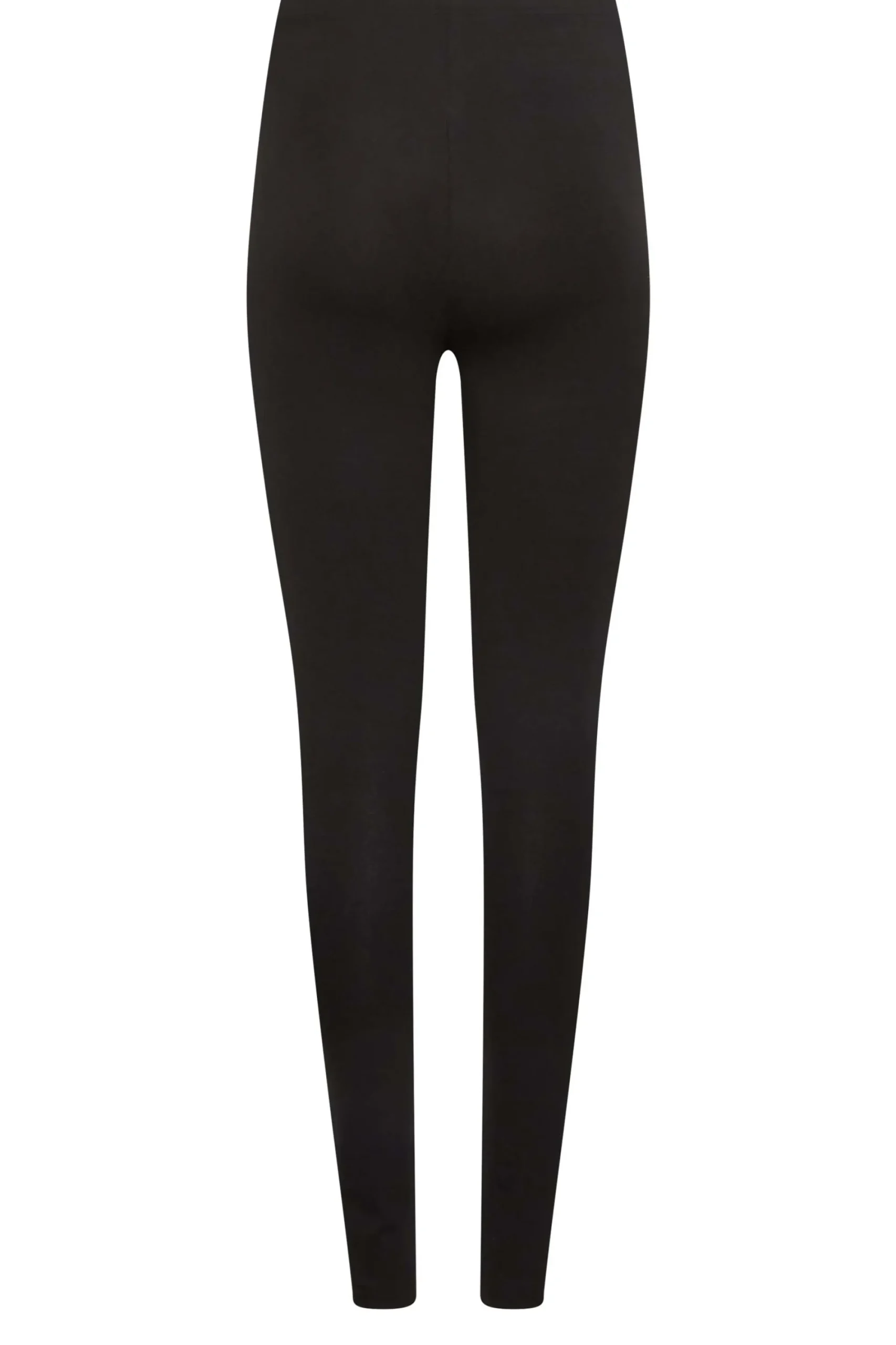 M&Co Womens Black Stretch Cotton Leggings>Women Leggings
