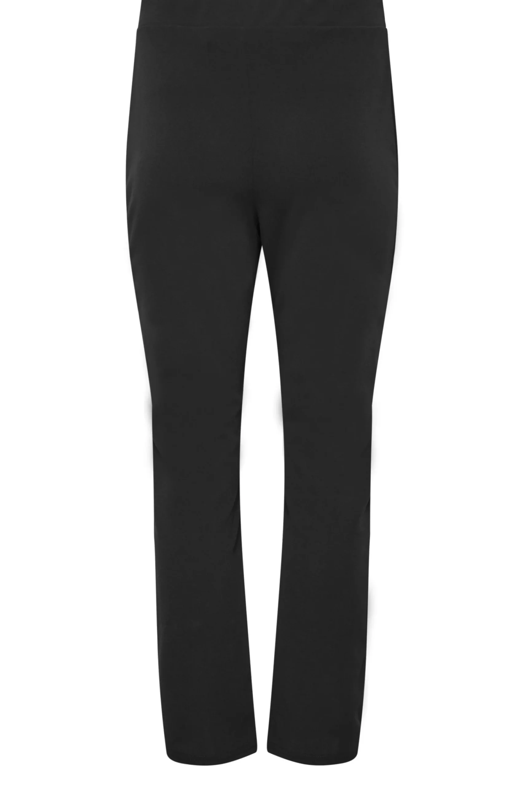 M&Co Womens Black Stretch Tapered Trousers>Women Trousers