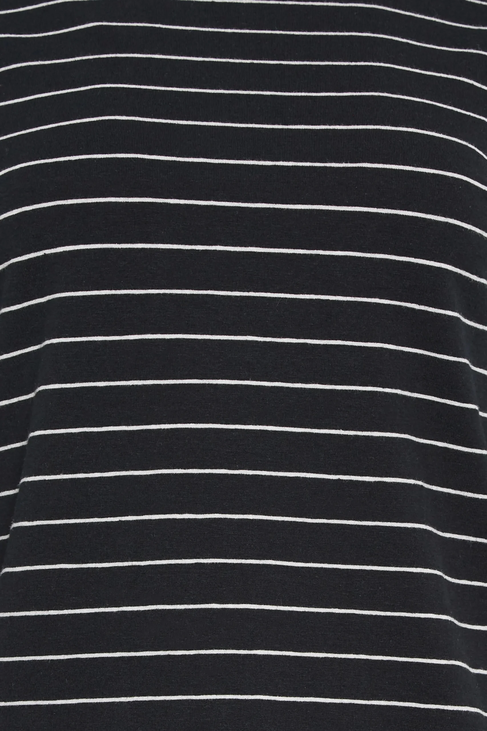 M&Co Womens Black Stripe Cotton Blend Top>Women Long Sleeve Tops