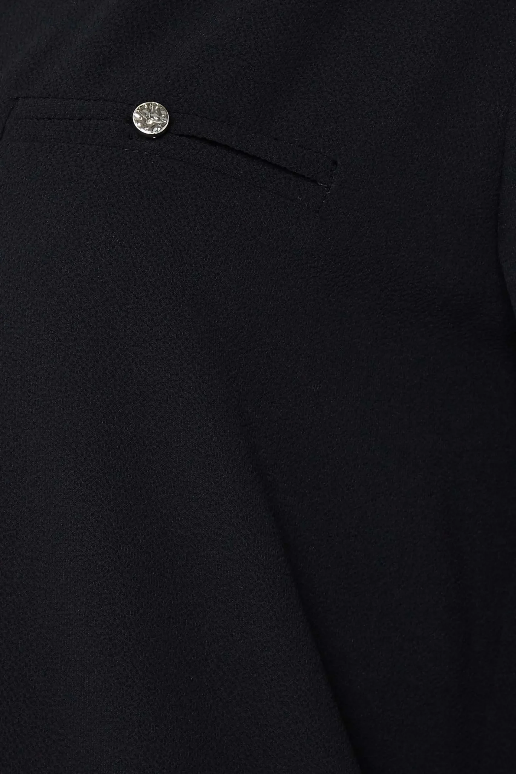 M&Co Womens Black Tab Sleeve Blouse>Women Shirts