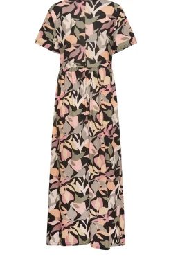 M&Co Womens Black Tropical Print Maxi Dress><noscript><img width=