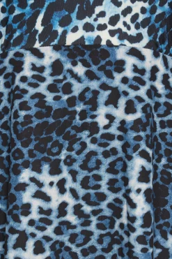 M&Co Womens Blue Animal Print Midi Dress><noscript><img width=