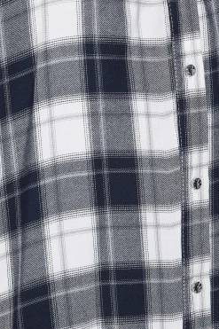 M&Co Womens Blue Check Print Shirt><noscript><img width=