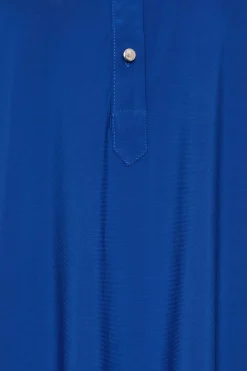 M&Co Womens Blue Half Placket Jersey Shirt><noscript><img width=