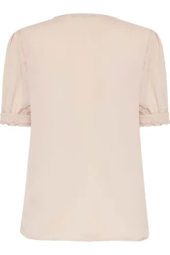M&Co Womens Blush Pink Frill Front Blouse><noscript><img width=