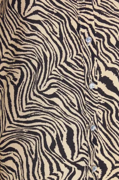 M&Co Womens Brown Zebra Print Shirt><noscript><img width=