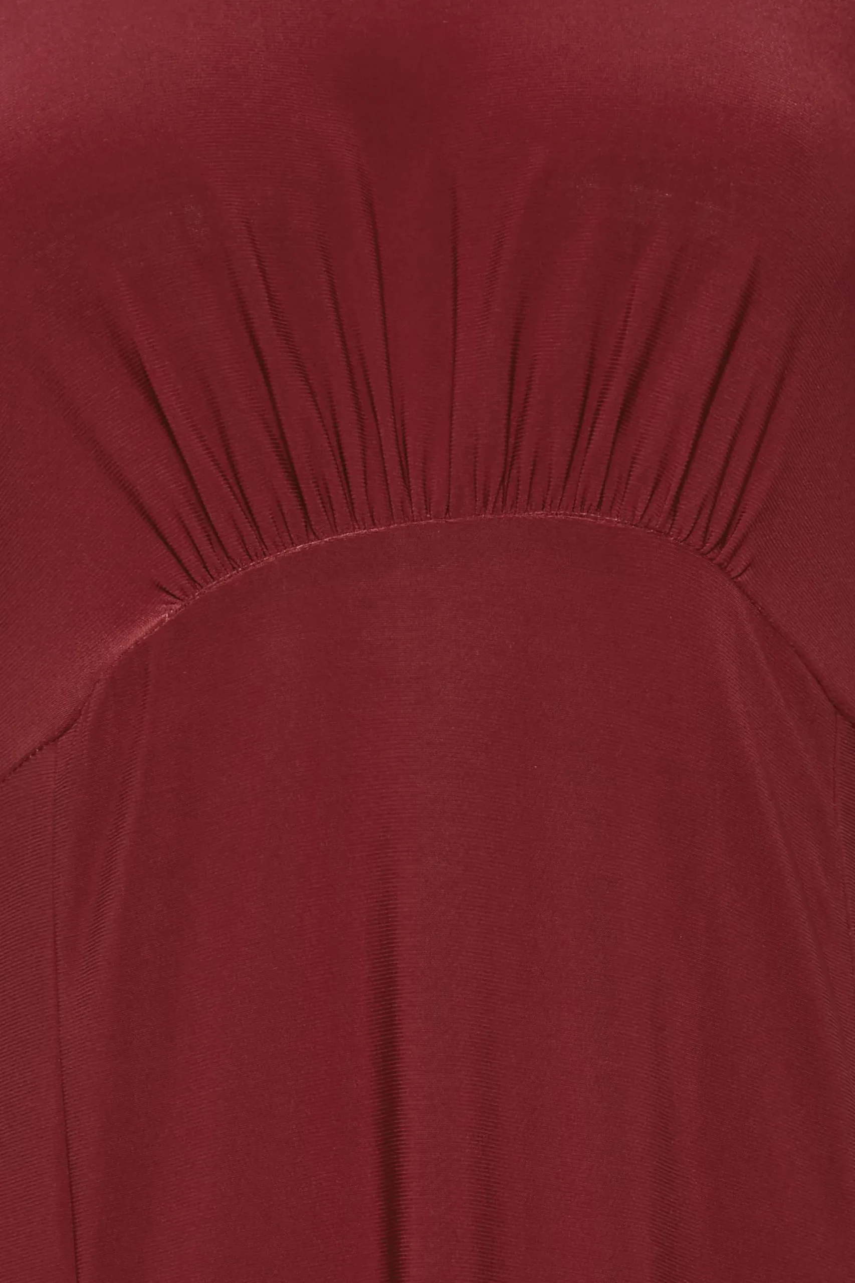 M&Co Womens Burgundy Red Angel Sleeve Split Hem Midi Dress>Women Wedding Guest Dresses