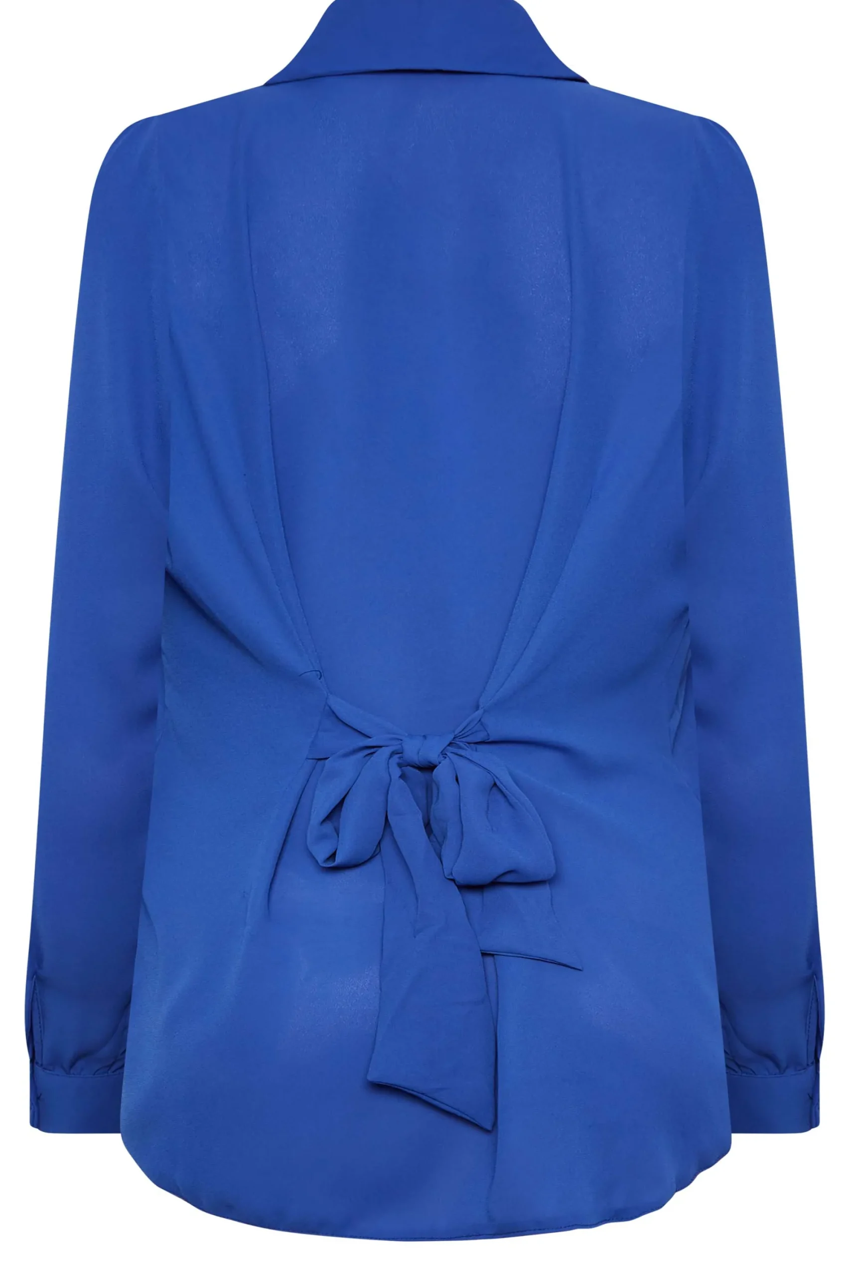 M&Co Womens Cobalt Blue Button Through Tunic Shirt>Women Shirts
