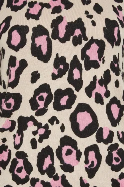 M&Co Womens Cream & Pink Animal Print Jumper><noscript><img width=