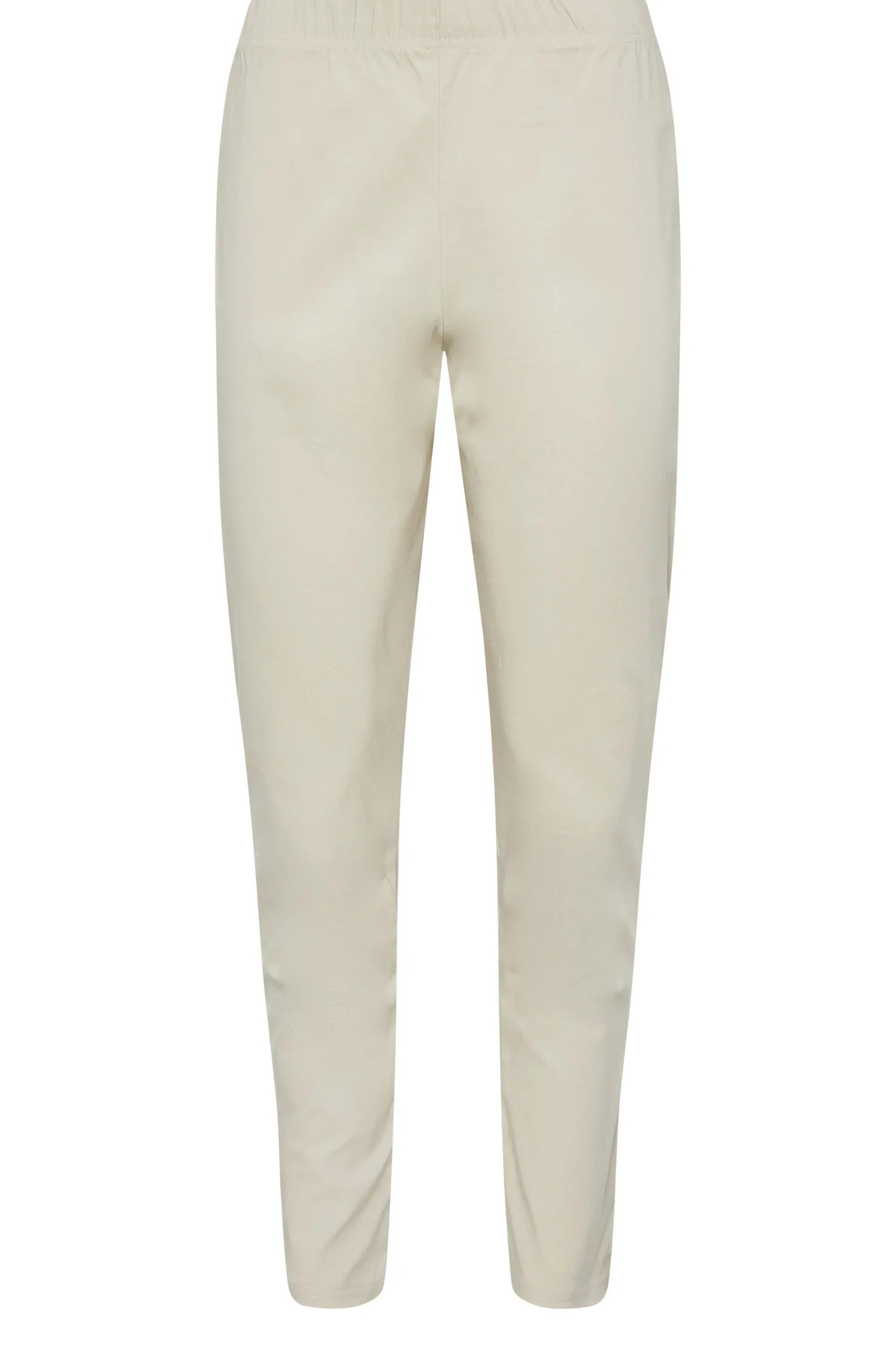 M&Co Womens Cream Stretch Bengaline Trousers>Women Trousers