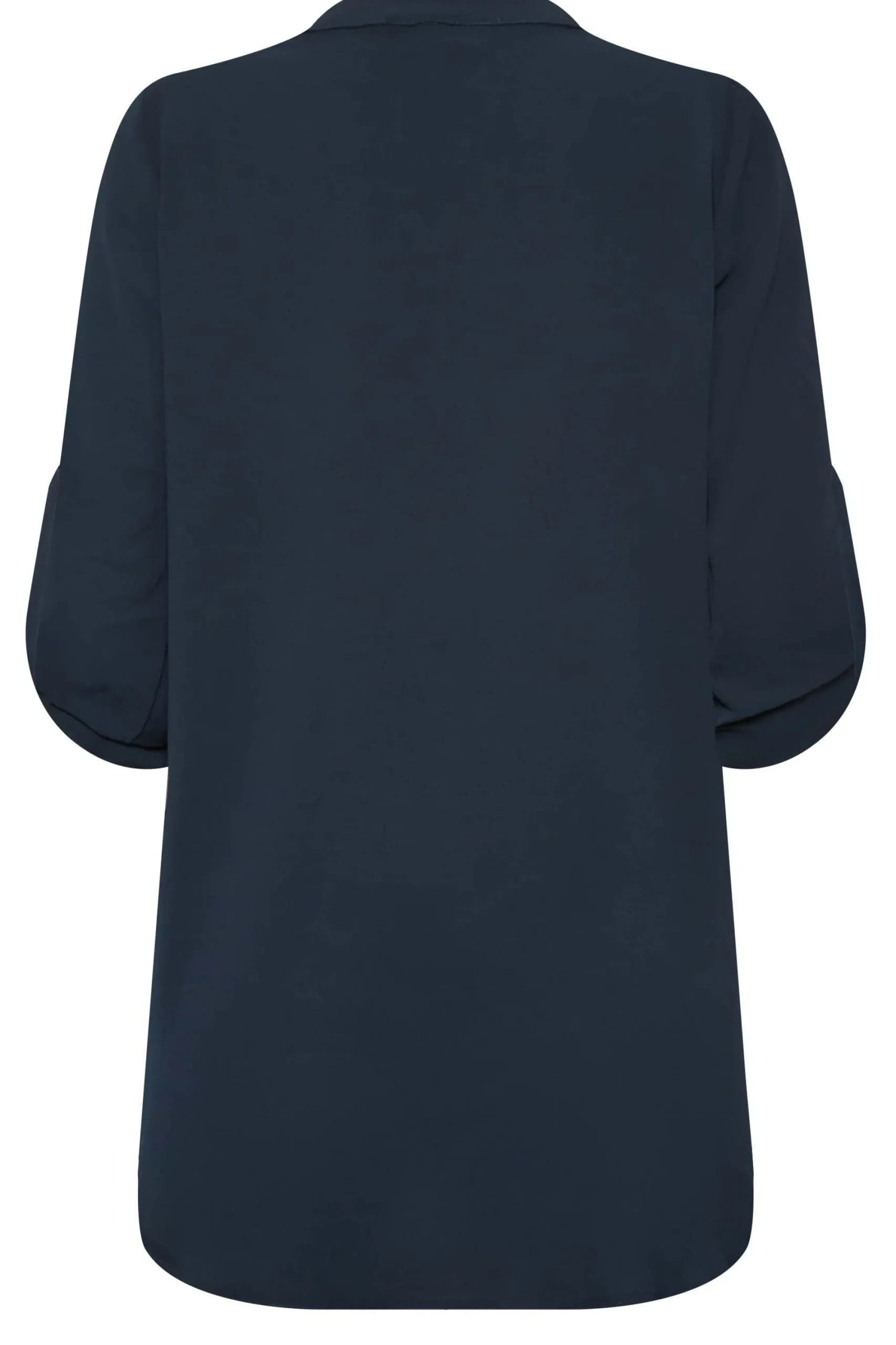 M&Co Womens Dark Blue Statement Button Blouse>Women Shirts