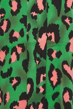 M&Co Womens Dark Green Leopard Print Blouse><noscript><img width=