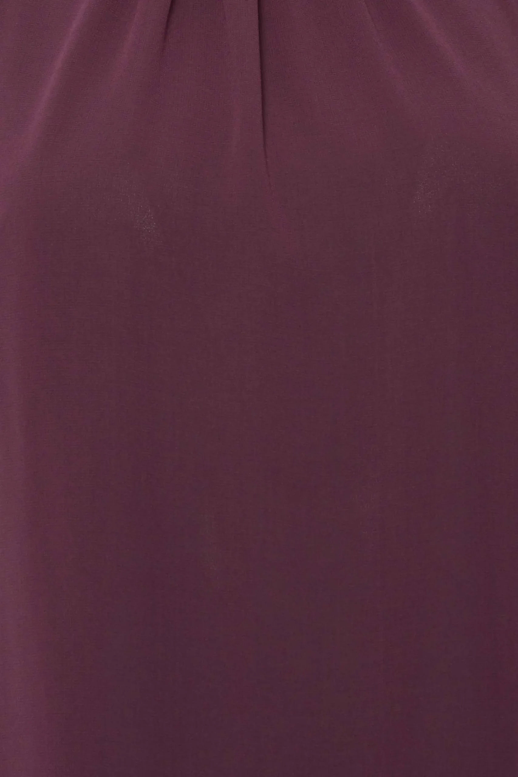M&Co Womens Dark Purple High Neck Frill Sleeve Blouse>Women Short Sleeve Tops