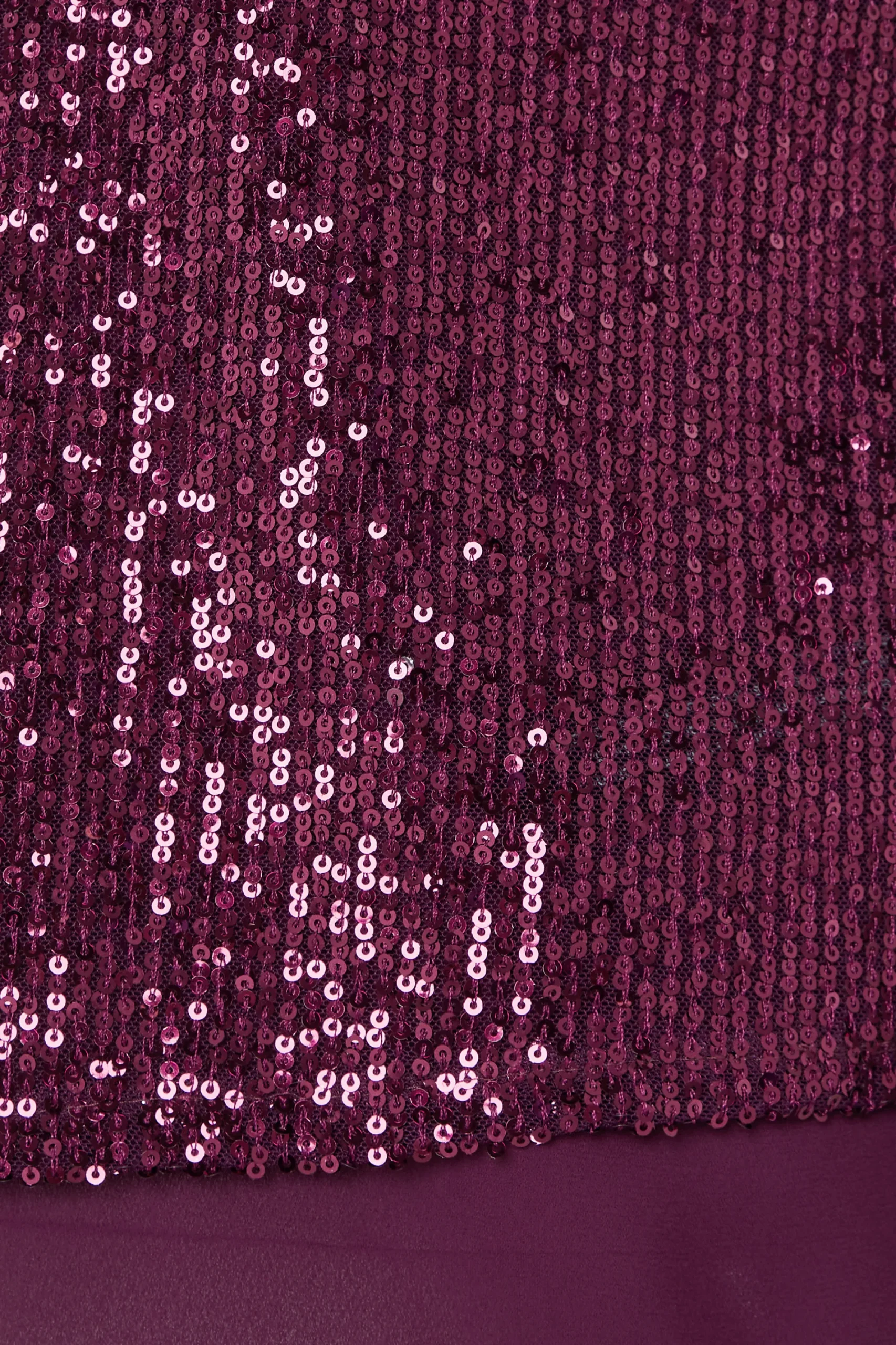 M&Co Womens Dark Purple Sequin Tie Back Top>Women Short Sleeve Tops
