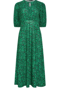 M&Co Womens Green Animal Print Dress><noscript><img width=