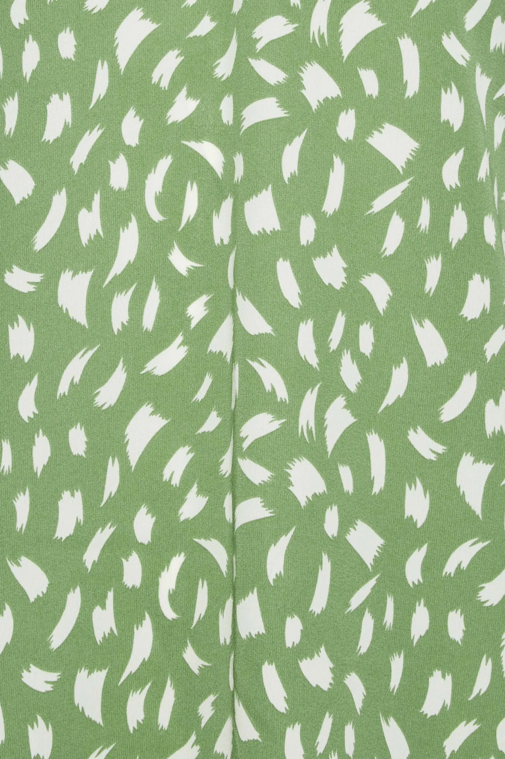 M&Co Womens Green Brush Stroke Print Half Placket Shirt>Women Shirts