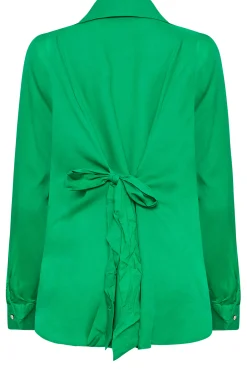 M&Co Womens Green Button Through Tunic Shirt><noscript><img width=