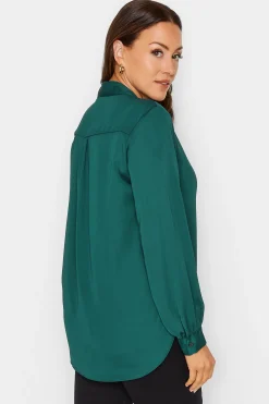 M&Co Womens Green Button Through Shirt><noscript><img width=