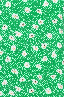 M&Co Womens Green Daisy Print Blouse><noscript><img width=