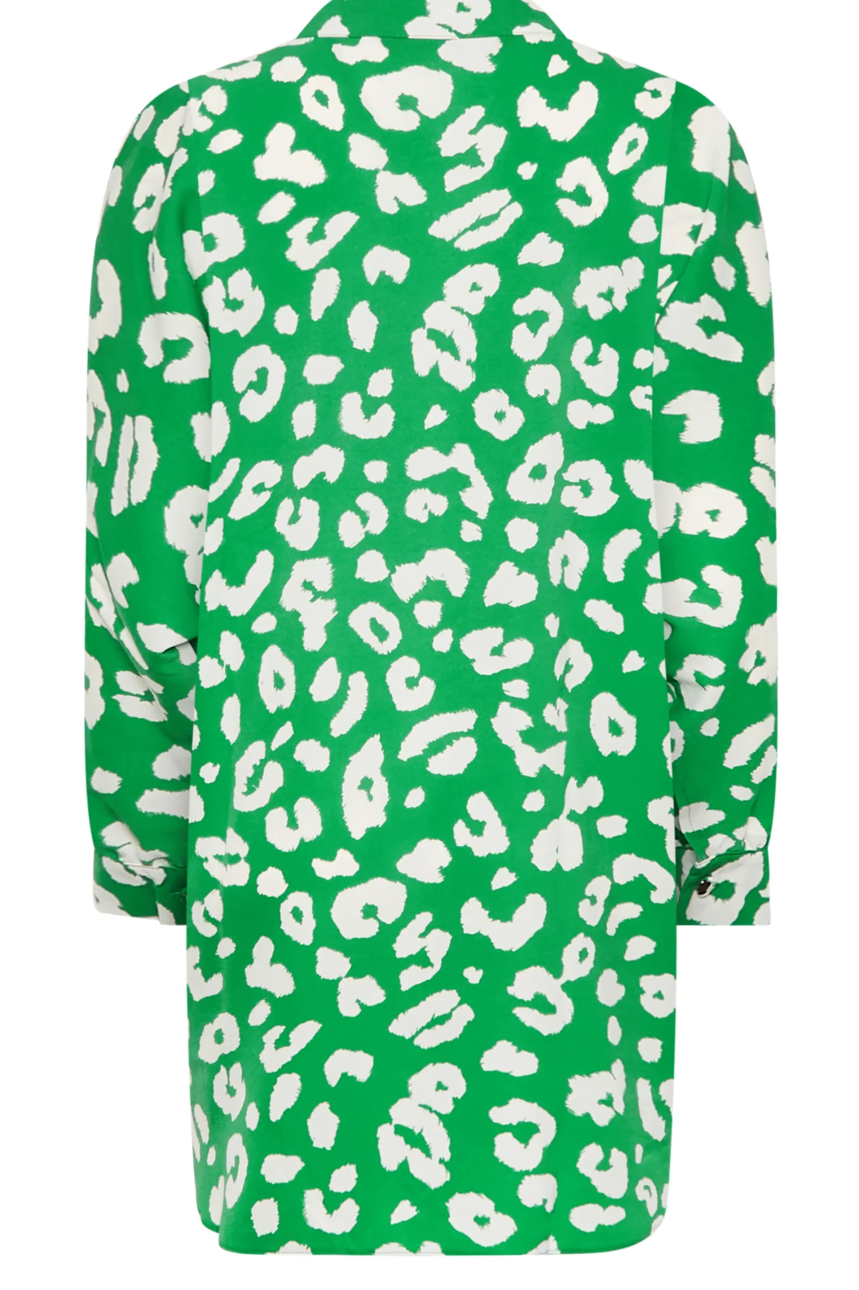 M&Co Womens Green Leopard Print Blouse>Women Shirts