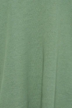 M&Co Womens Green Long Sleeve Cotton Blend Top><noscript><img width=