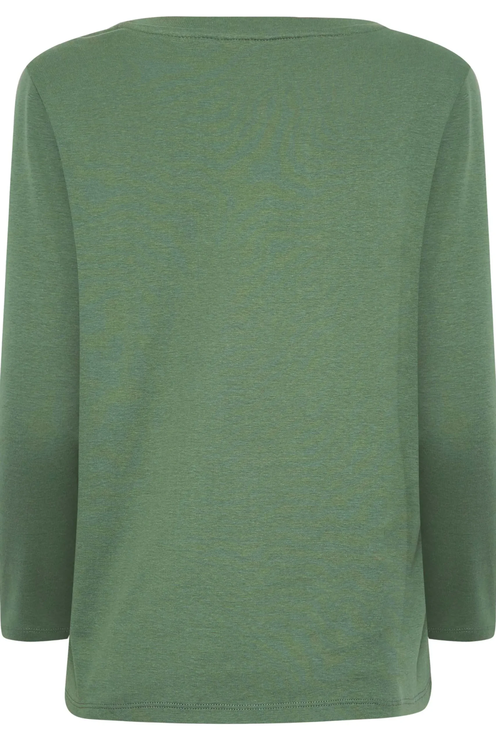 M&Co Womens Green Long Sleeve Cotton Blend Top>Women T-Shirts
