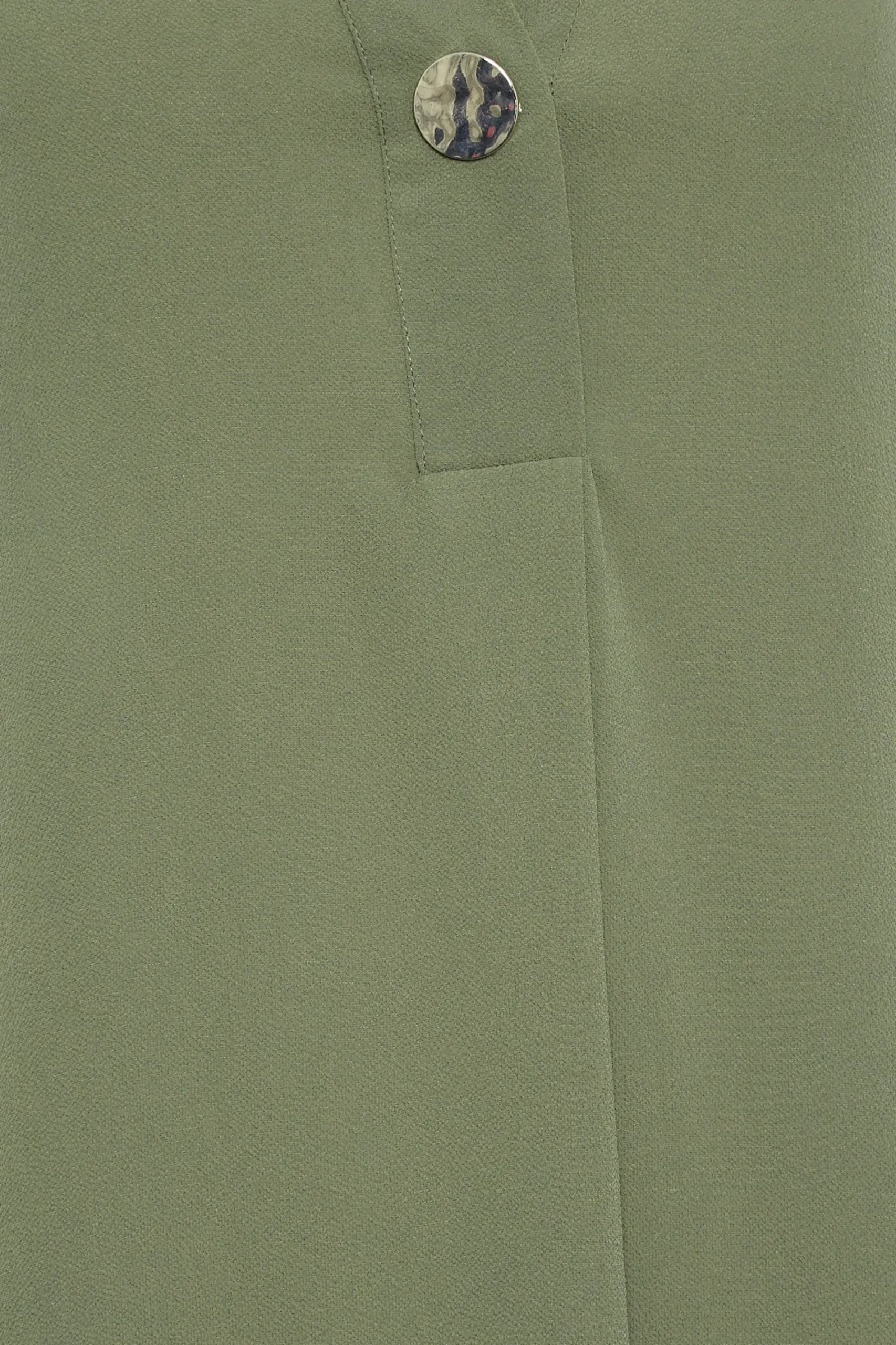 M&Co Womens Green Statement Button Tab Sleeve Shirt>Women Shirts