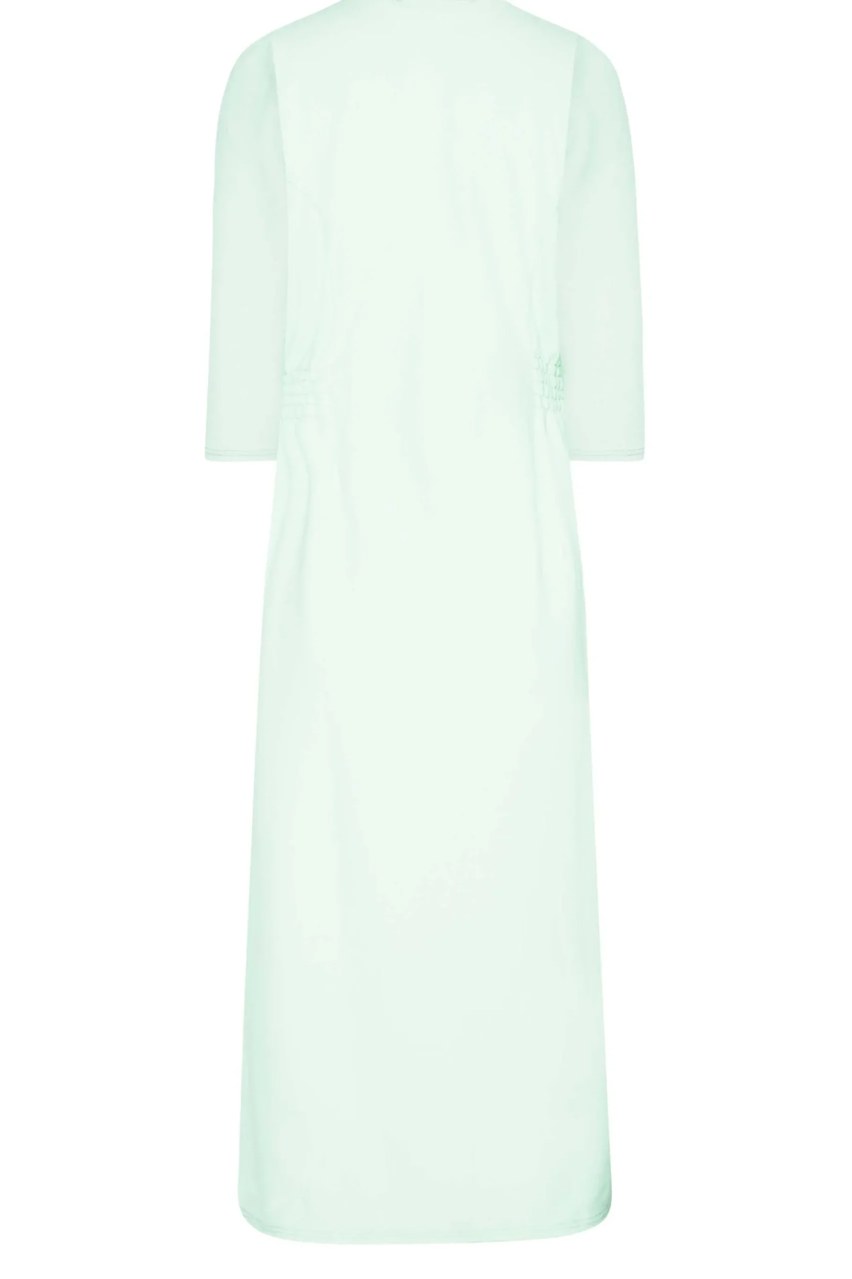 M&Co Womens Green Textured Button Through Dress>Women Wedding Guest Dresses
