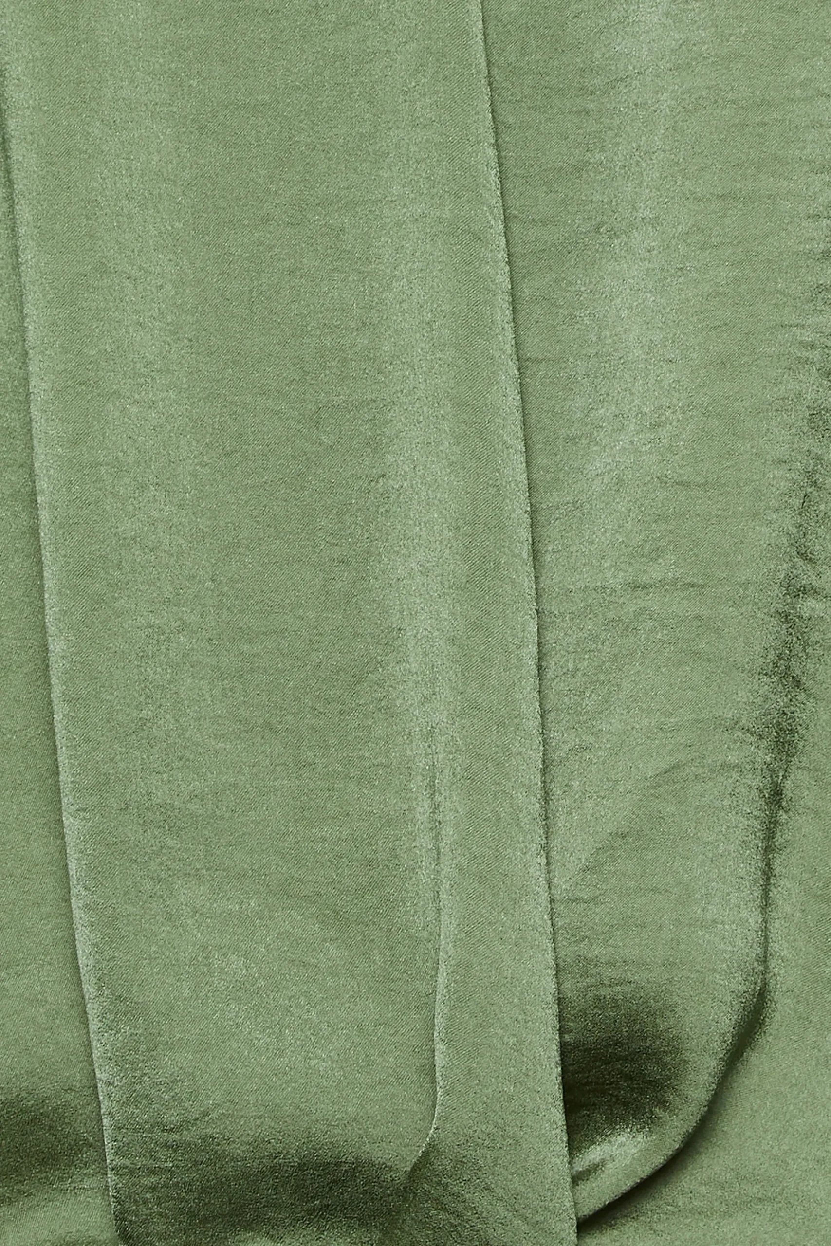 M&Co Womens Green Wrap Front Blouse>Women Long Sleeve Tops