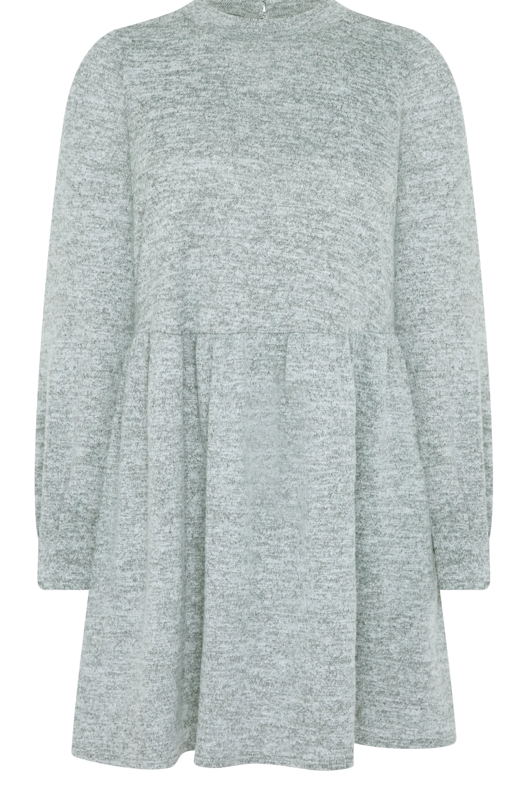 M&Co Womens Grey Soft Touch Smock Top>Women Long Sleeve Tops