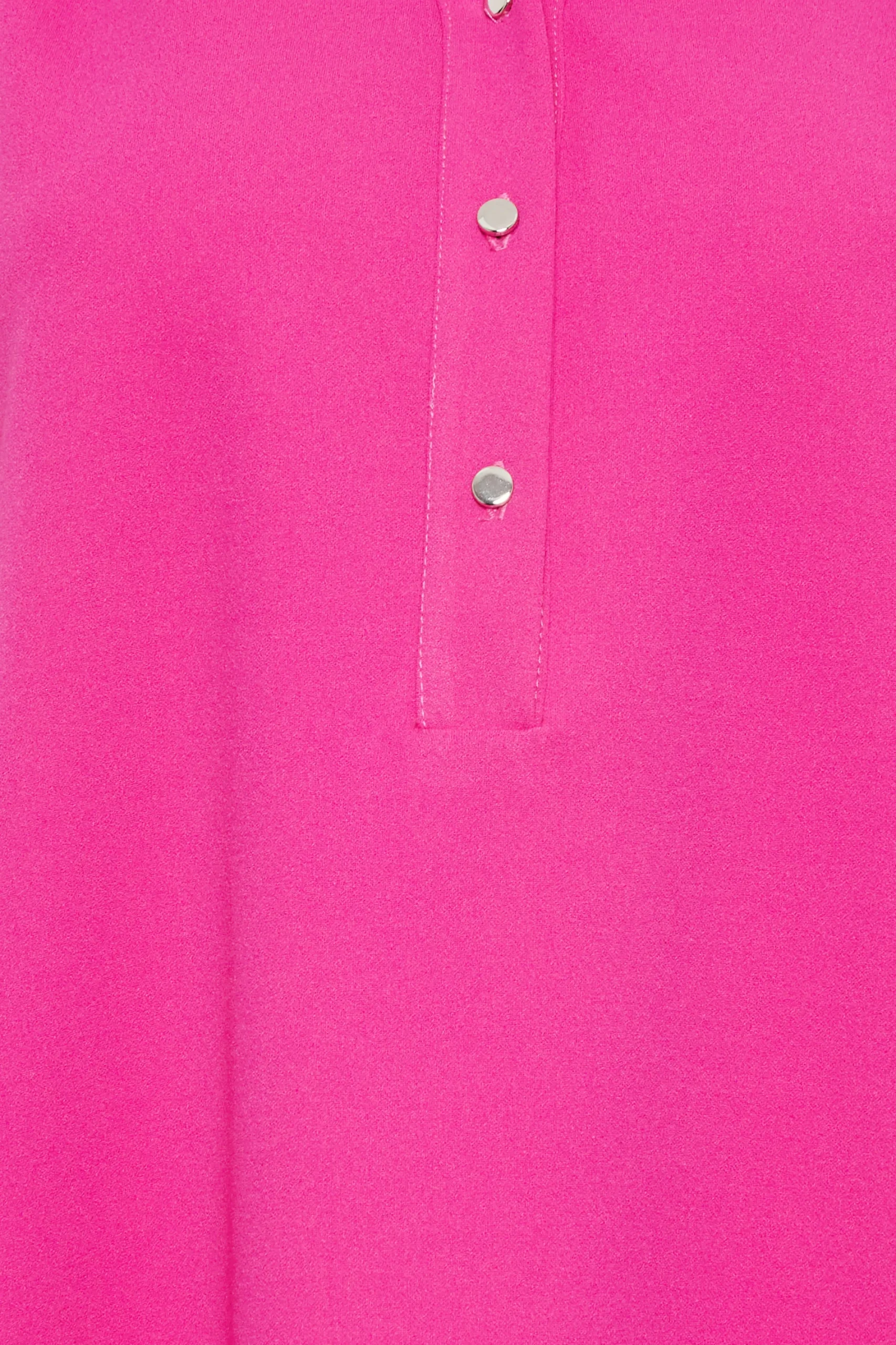 M&Co Womens Hot Pink Half Placket Jersey Shirt>Women Shirts