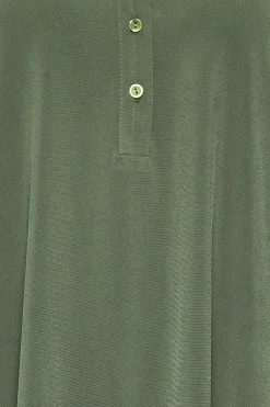 M&Co Womens Khaki Green Half Placket Shirt><noscript><img width=