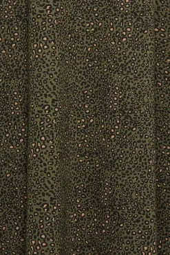 M&Co Womens Khaki Green Animal Markings Keyhole Maxi Dress><noscript><img width=