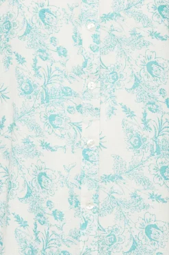M&Co Womens Light Blue Floral Lace Detail Shirt><noscript><img width=