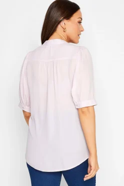 M&Co Womens Lilac Purple Button Through Shirt><noscript><img width=