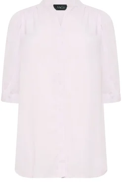 M&Co Womens Lilac Purple Button Through Shirt><noscript><img width=
