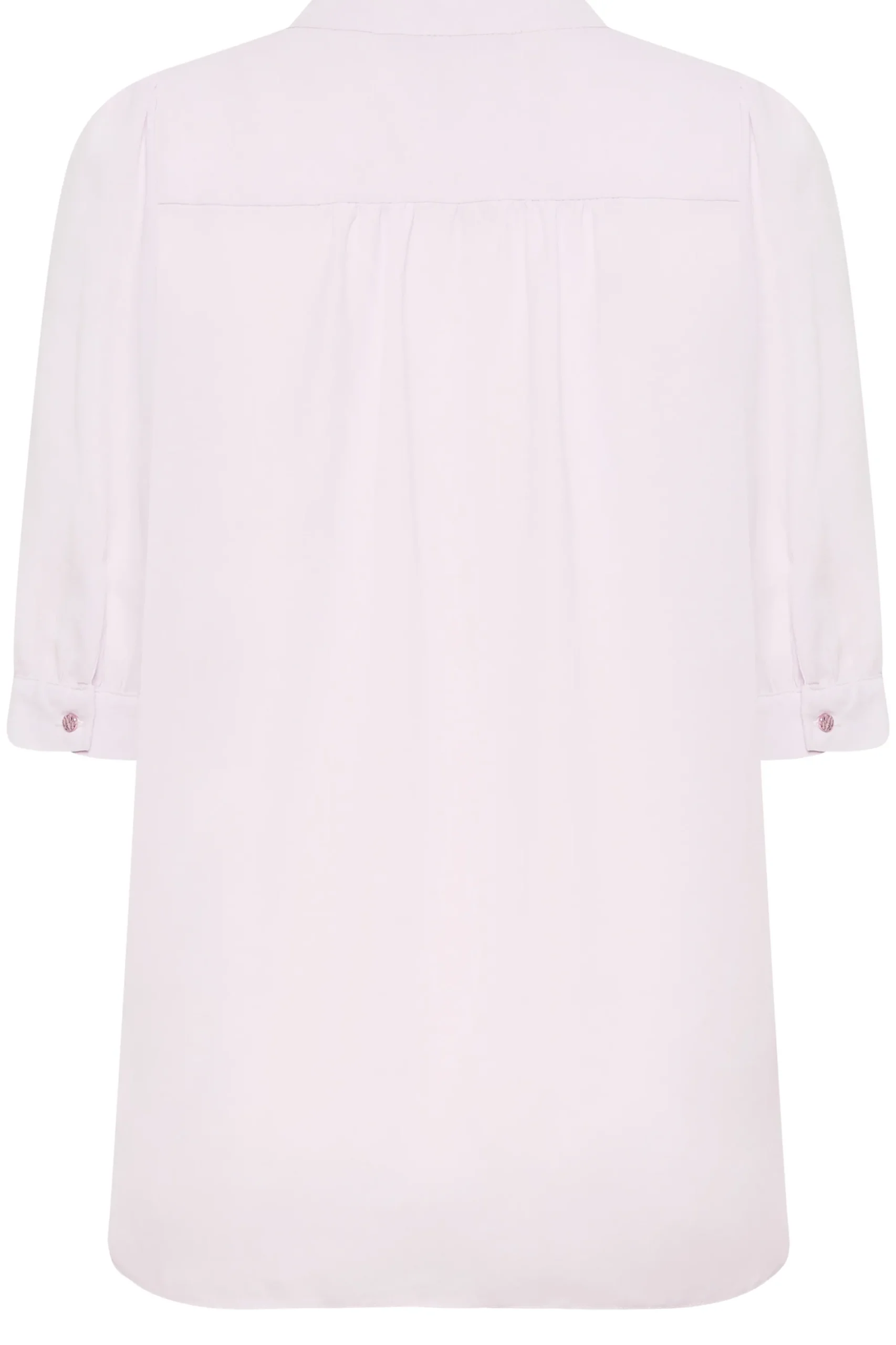 M&Co Womens Lilac Purple Button Through Shirt>Women Short Sleeve Tops