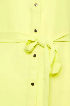 M&Co Womens Lime Green Tie Waist Blouse><noscript><img width=