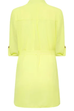 M&Co Womens Lime Green Tie Waist Blouse><noscript><img width=