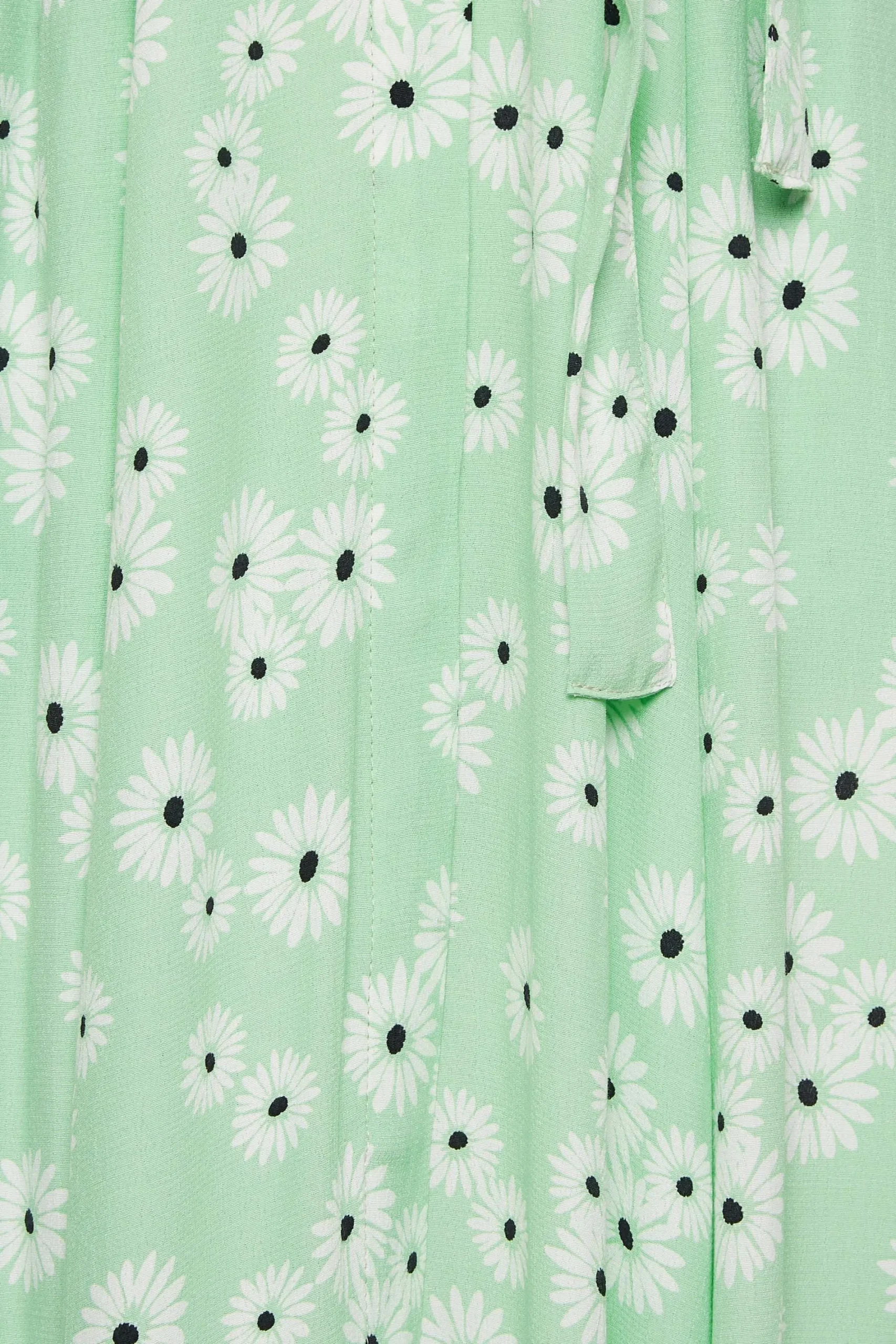 M&Co Womens Mint Green Daisy Print Maxi Shirt Dress>Women Shirt Dresses
