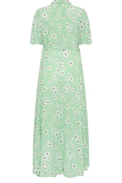 M&Co Womens Mint Green Daisy Print Maxi Shirt Dress><noscript><img width=