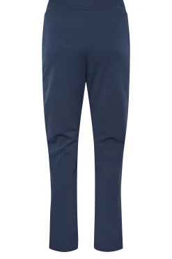 M&Co Womens Navy Blue Stretch Tapered Trousers><noscript><img width=