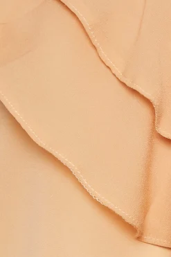 M&Co Womens Orange Frill Front Blouse><noscript><img width=