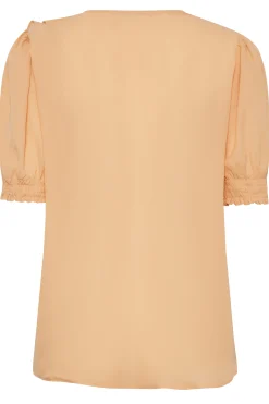 M&Co Womens Orange Frill Front Blouse><noscript><img width=