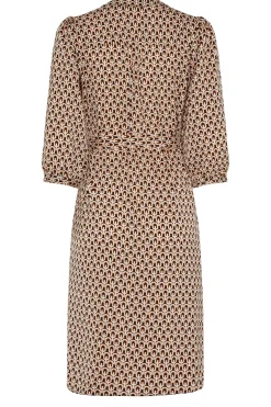 M&Co Womens Orange Geometric Print Tunic Dress><noscript><img width=