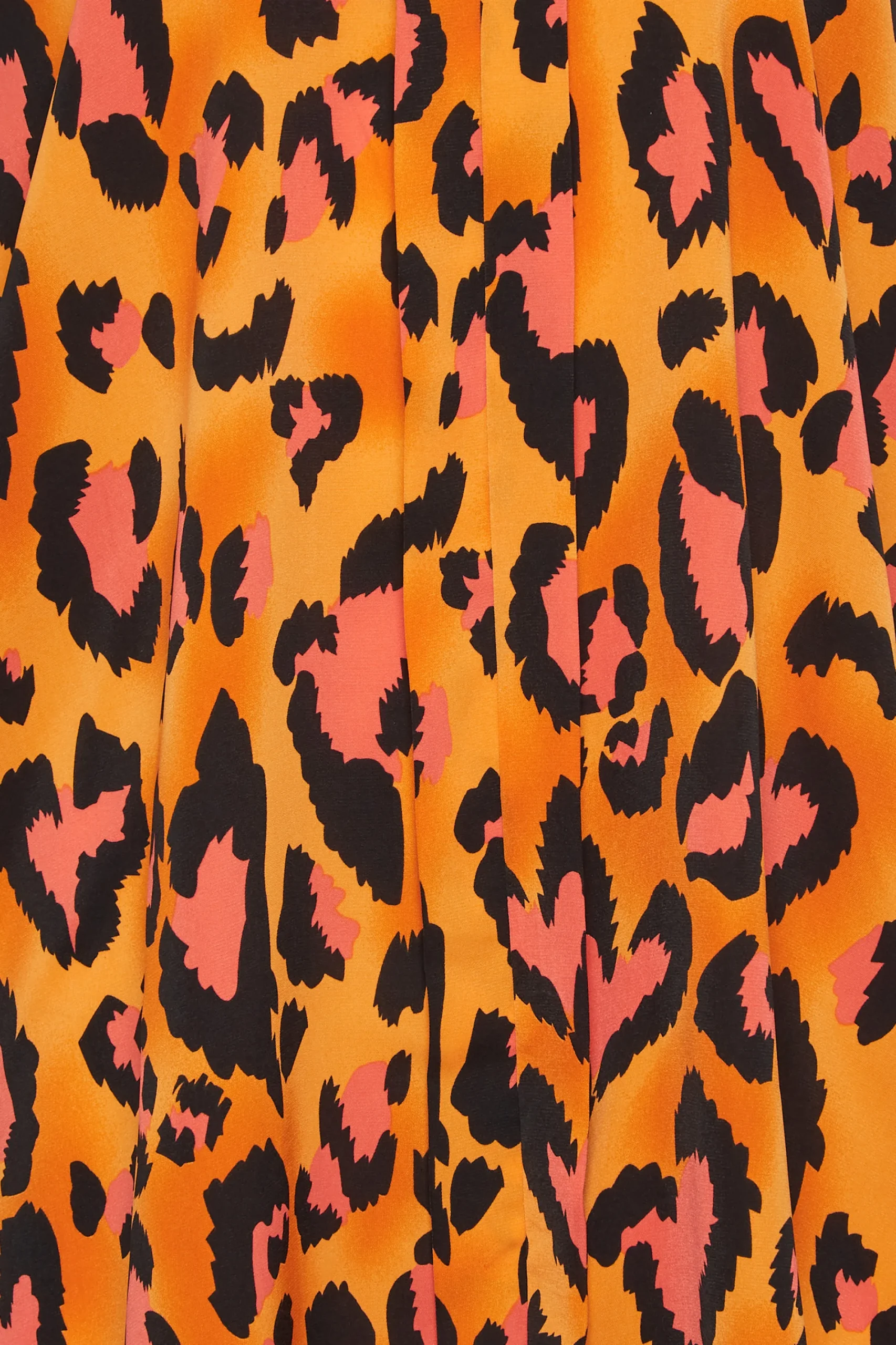 M&Co Womens Orange Leopard Print Blouse>Women Shirts
