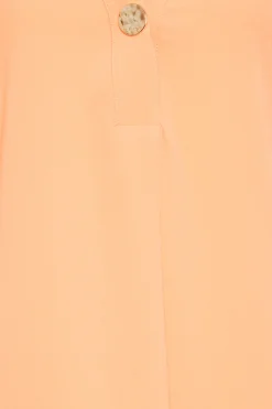 M&Co Womens Orange Statement Button Tab Sleeve Shirt><noscript><img width=